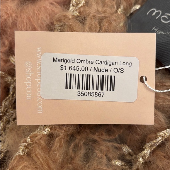 Maridruna Handknit Mohair Cardigan Long - Picture 5 of 7